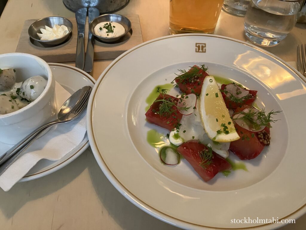 Traditionのお魚料理