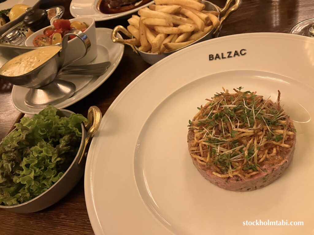 Balzacのタルタル料理