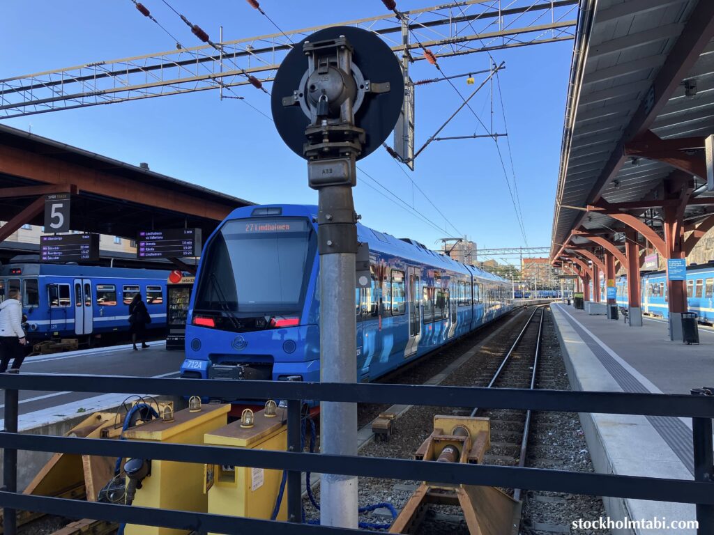 ストックホルムの郊外電車