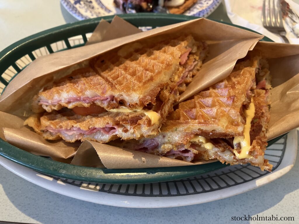 Älskade traditionerのチーズ入りワッフル