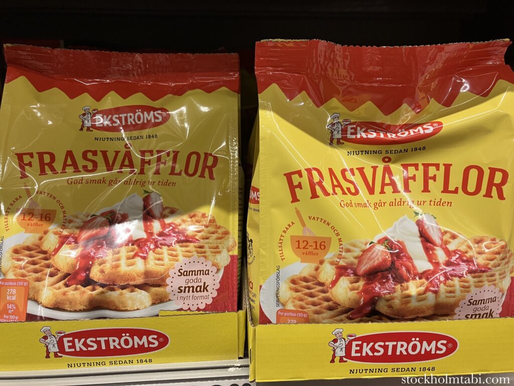 スウェーデンのワッフル粉