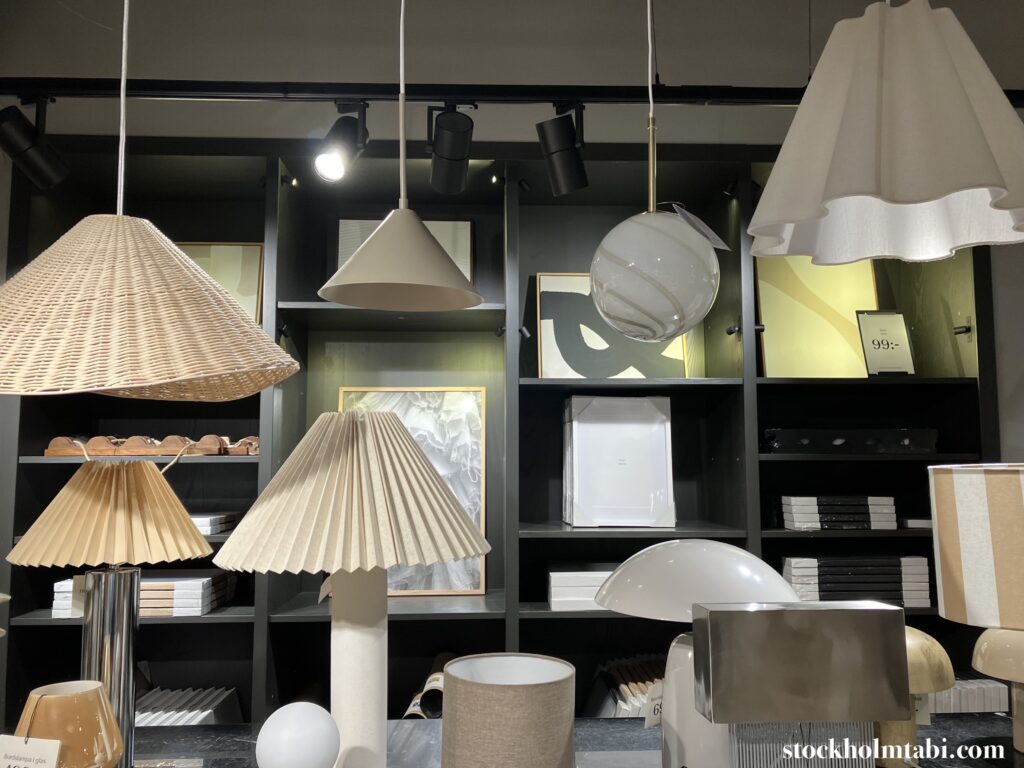 H&M HOMEのランプ色々