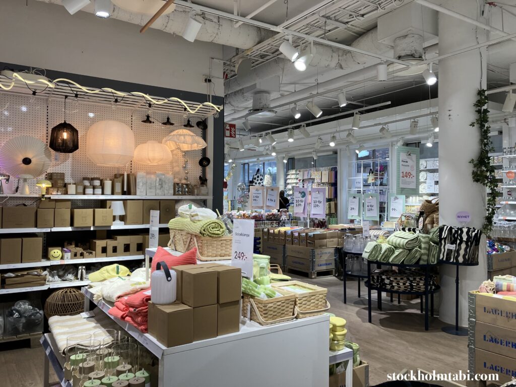 カジュアルなLagerhausの店内