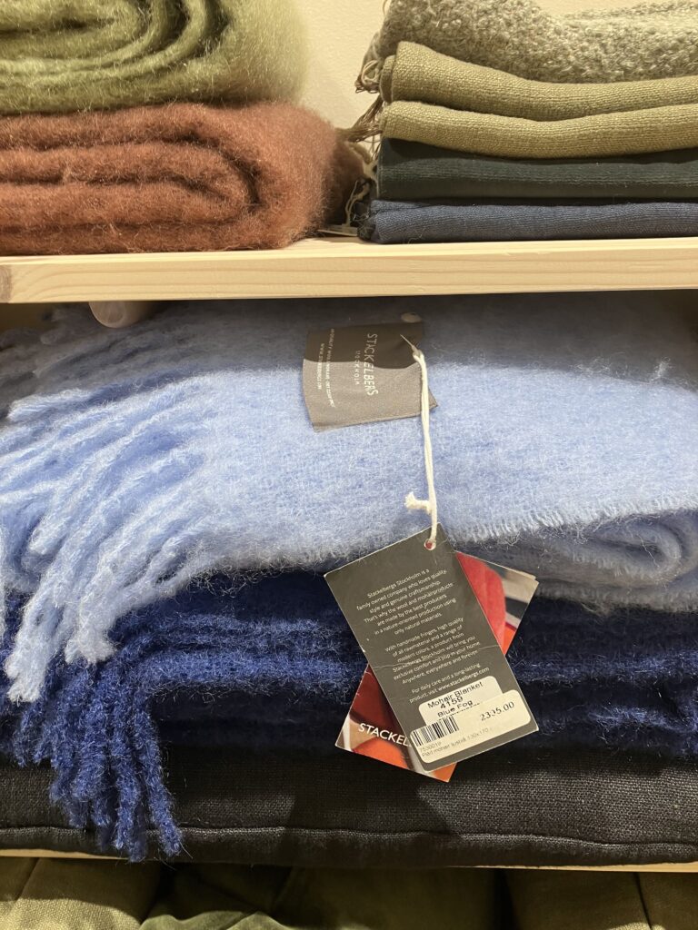 Stackelbergsのブランケット各色