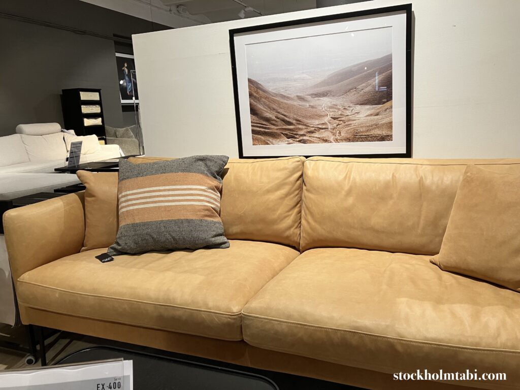 Stalands Furniture Södermalmの茶色のソファ