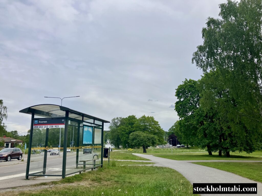 Lidingöのバス停