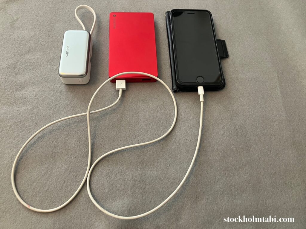 フィリップスのモバイルバッテリーより以前の大きなモバイルバッテリー