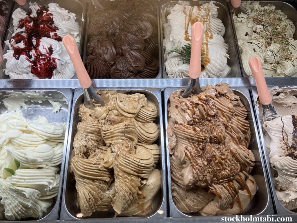 チョコ系のSNÖのジェラート