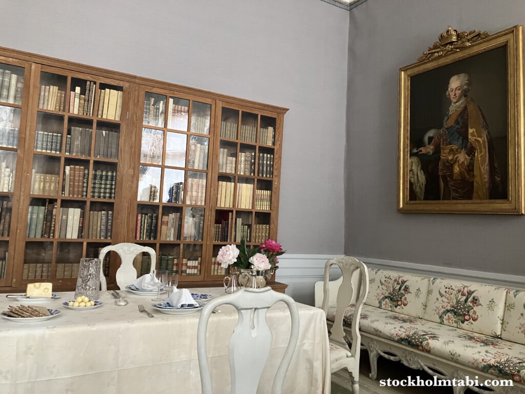 Tyresö Slottの小さな朝食ルーム