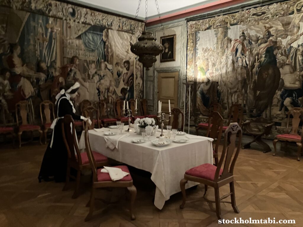 Tyresö Slottの大食堂