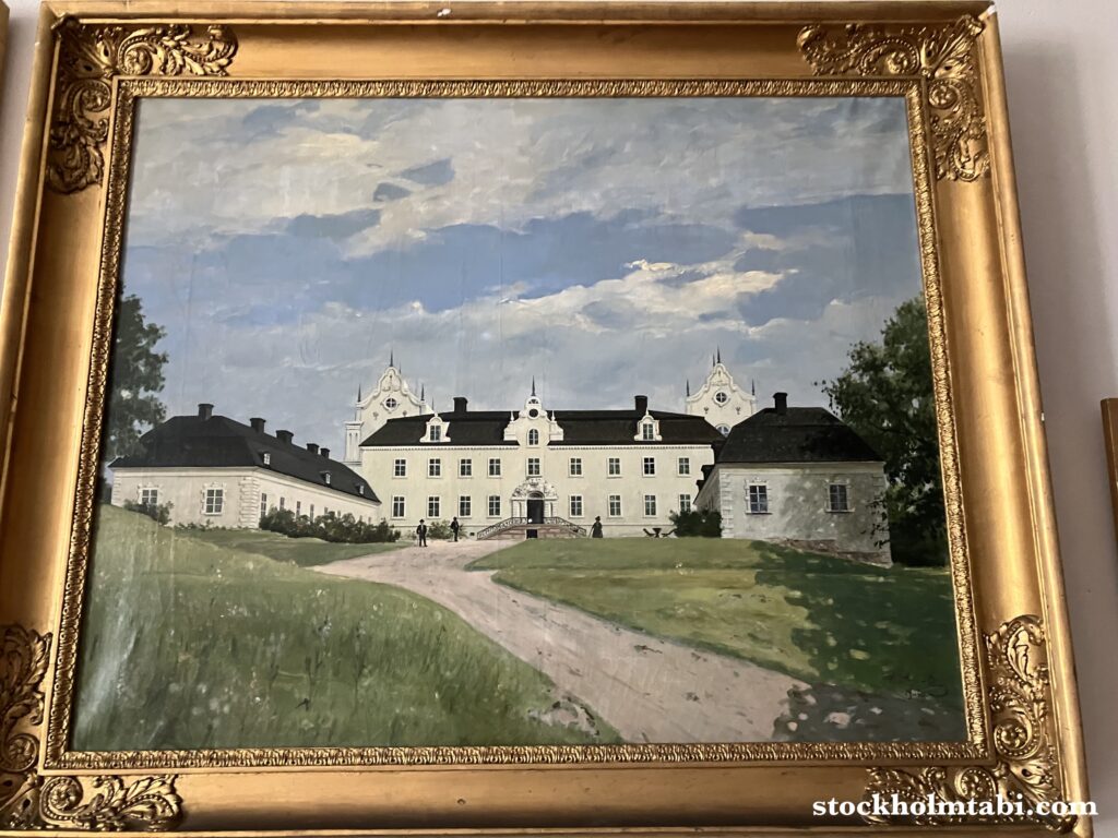 昔のTyresö Slottを描いた絵