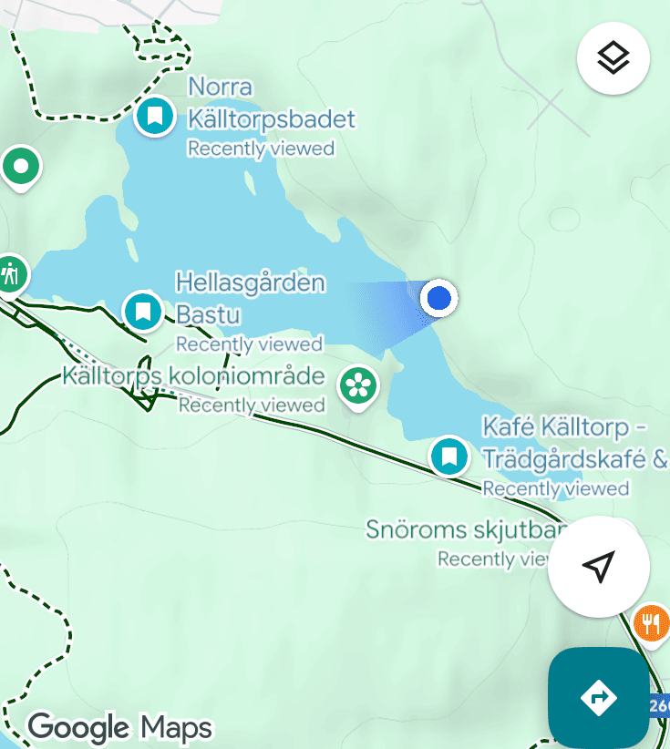 Googleマップで現在地を確認