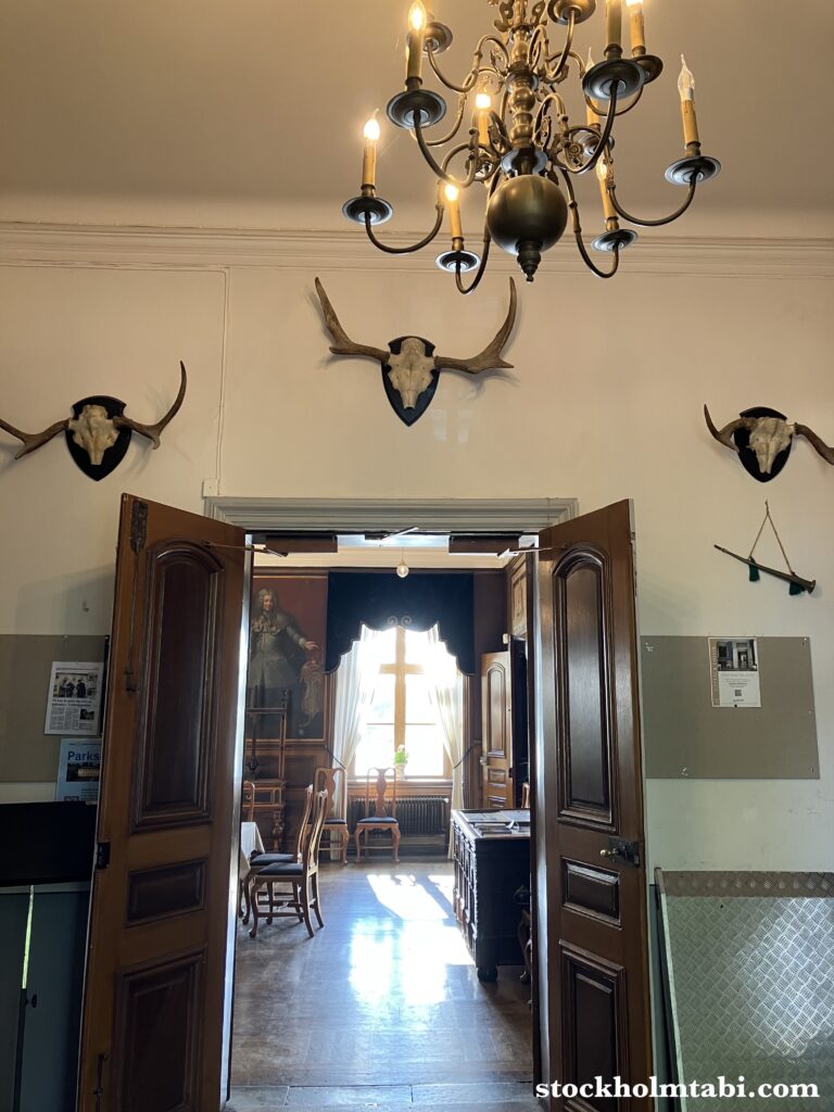 Edesbergs Slott入ってるすぐの部屋