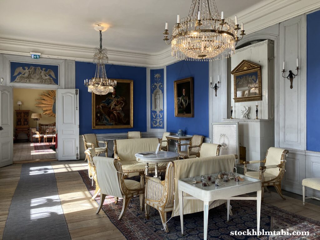 Edesbergs Slottのブルーサロン