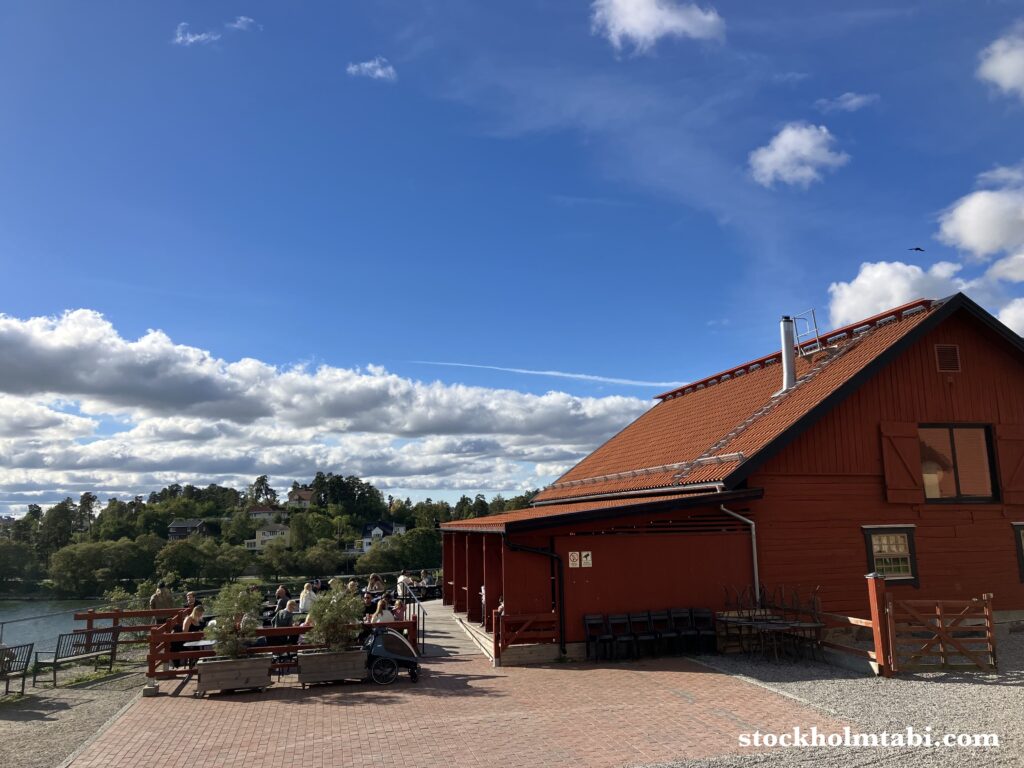 Edesbergs Slott近くのカフェEdsvikens Gelateria