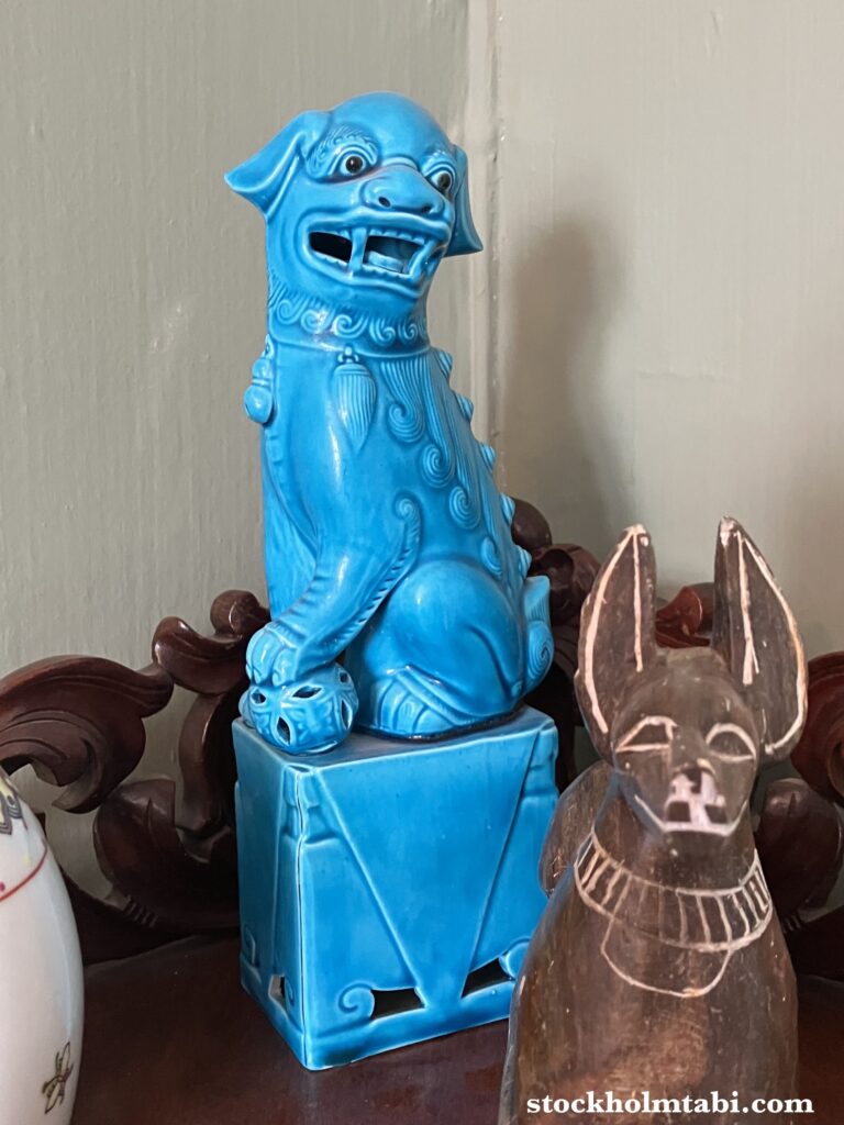 Edesbergs Slottの青い置物