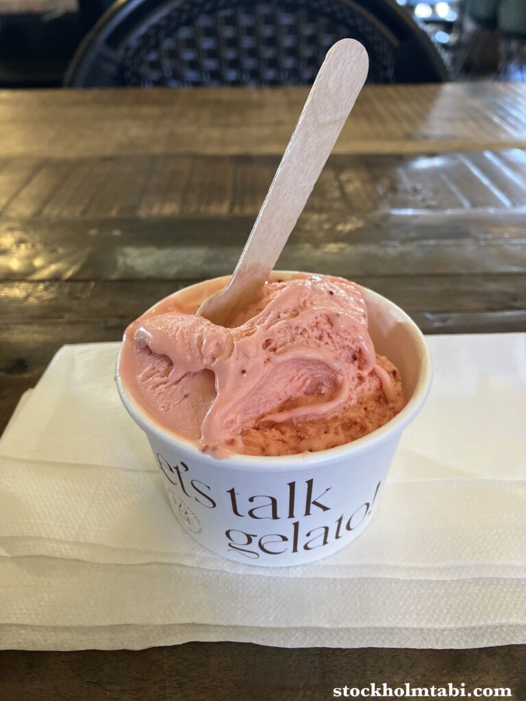 Edsvikens Gelateriaのジェラート