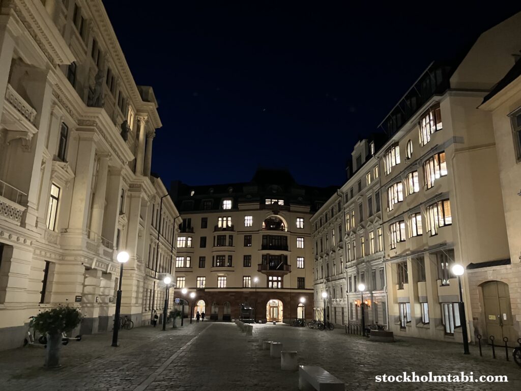 レストランB.A.R.近くの通り