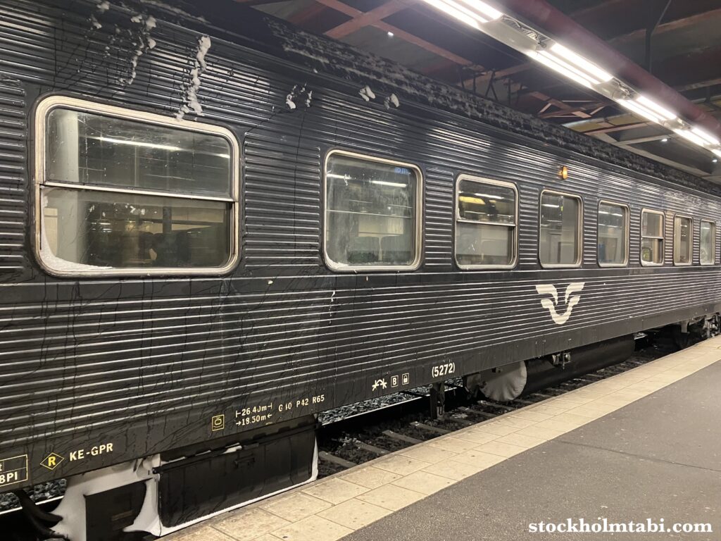 スウェーデン鉄道SJ InterCityの黒い車体
