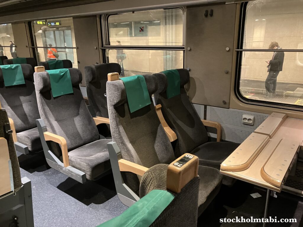 スウェーデン鉄道SJ InterCityの座席