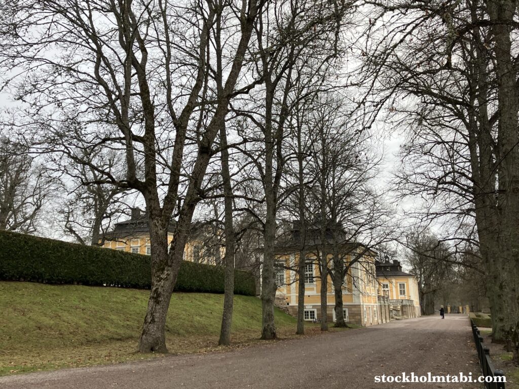 Sterninge Slottsby周辺の散歩道