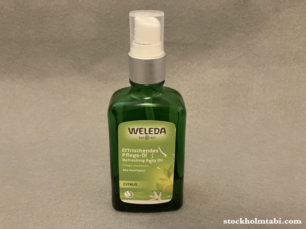 Weledaのシトラスボディオイル