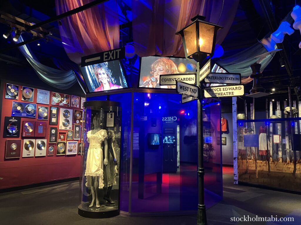 ABBAミュージアムの展示