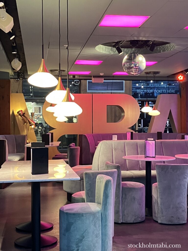 ABBAミュージアム内のレストラン