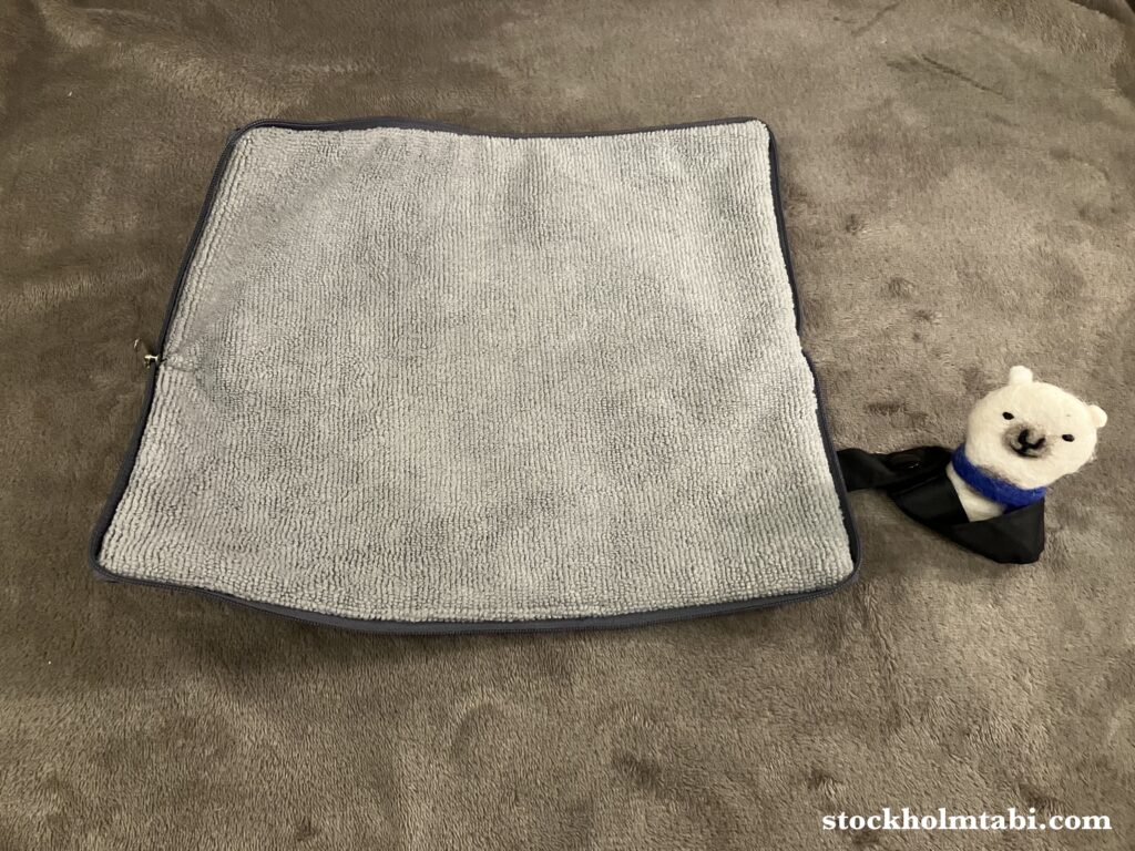 タオル地になっている傘ケースの内側