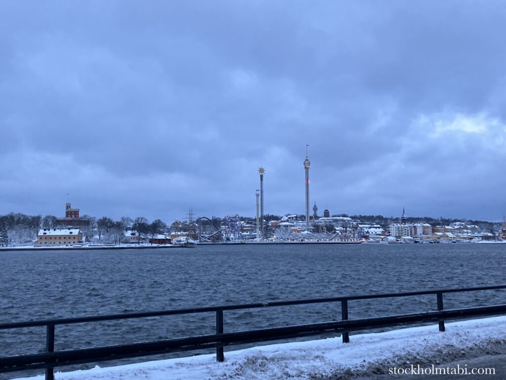 スルッセンから見える遊園地