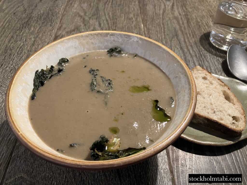 Fotografiska Stockholmのキノコスープ