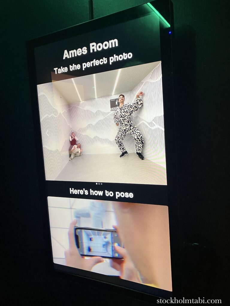 Paradox Museumのスクリーン