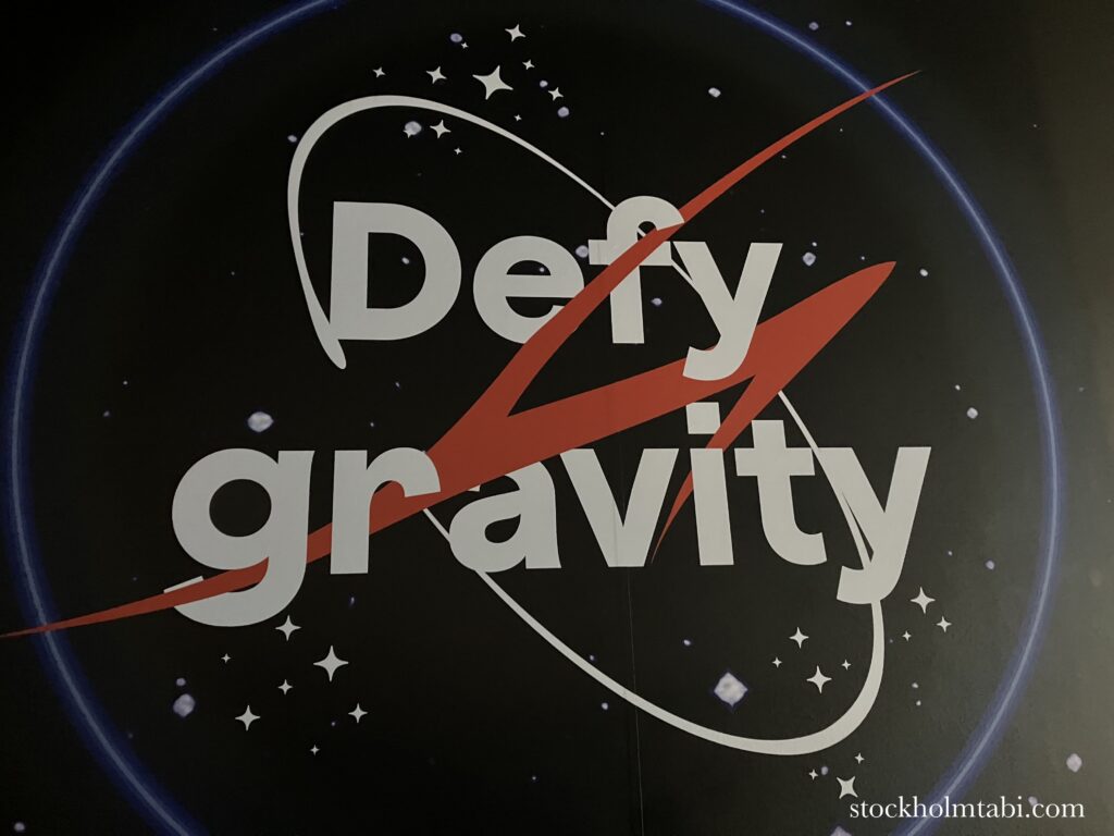 Paradox Museumのゼログラビティのサイン