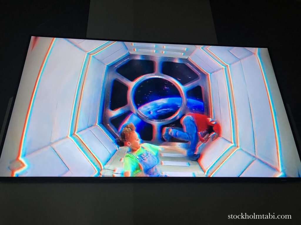 宇宙船みたいなParadox Museumの展示