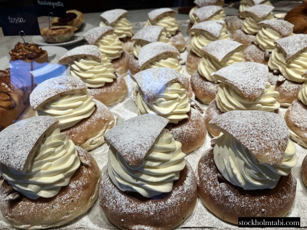 Ritorno Bageri & Butikの大量のセムラ