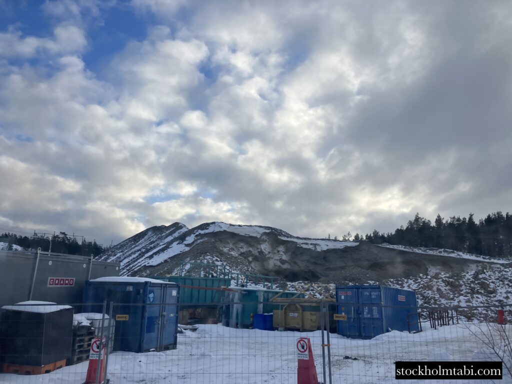 Artipelagからの帰りのバスからの眺め