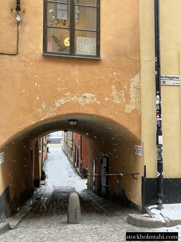 ガムラスタンのトンネル