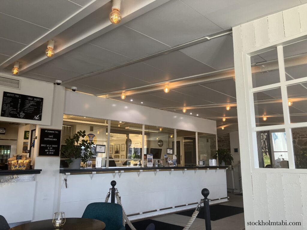 Café Skeppsholmenの店内