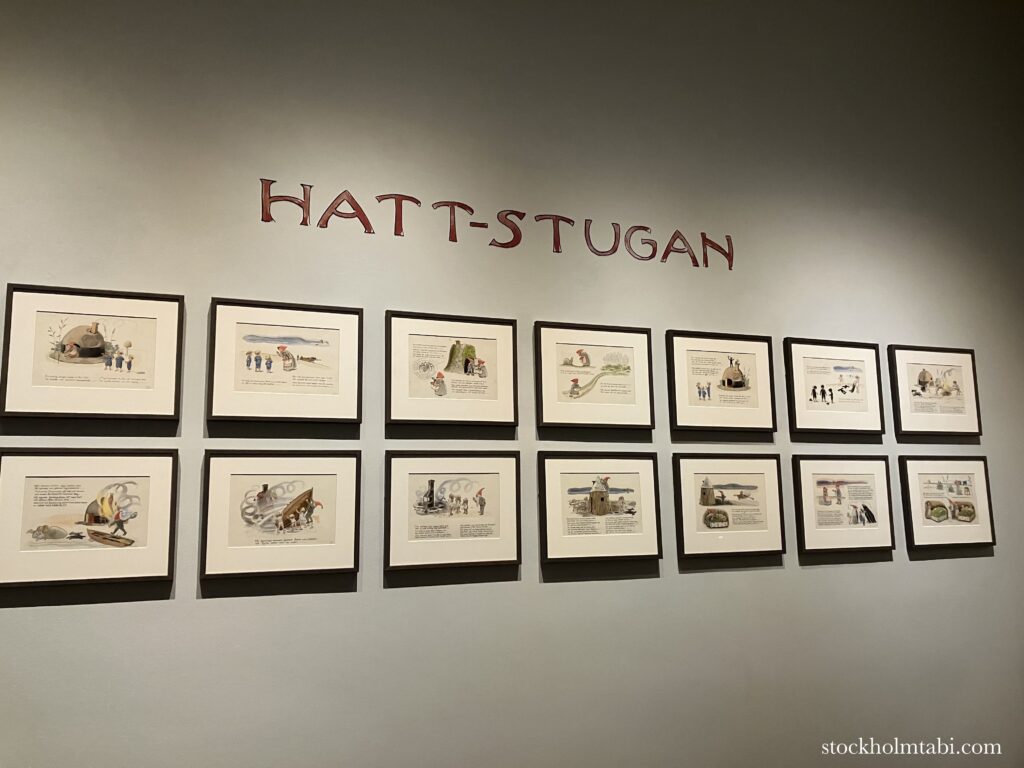 エルサ・ベスコフ（Elsa Beskow）のぼうしの家のイラスト