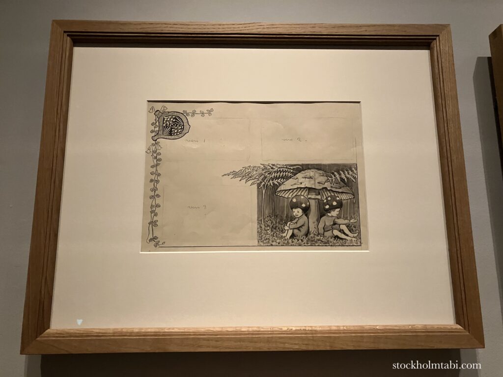 エルサ・ベスコフ（Elsa Beskow）のスケッチ