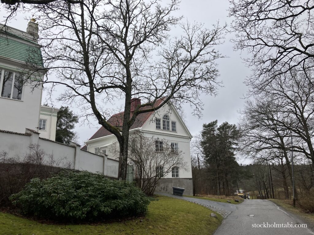 ティールスカ・ギャレリーの目の前の何もない歩道