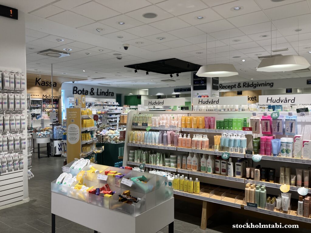Apoteket C W Scheeleの店内