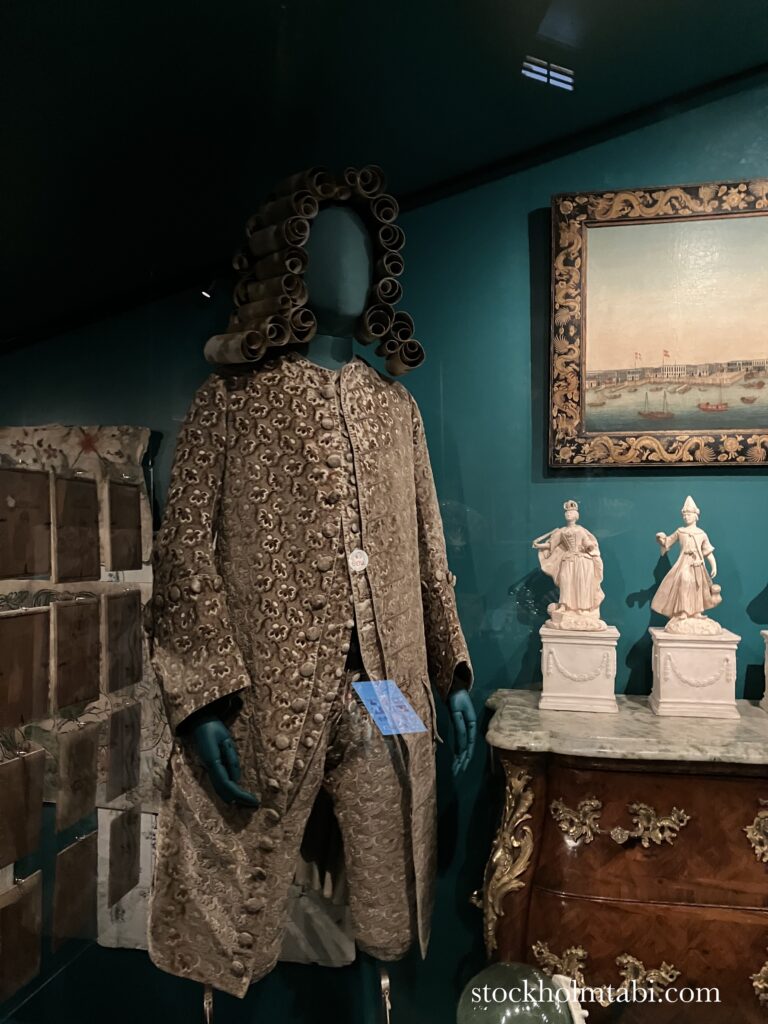 北方民族博物館（Nordiska museet）の17世紀の貴族の衣装