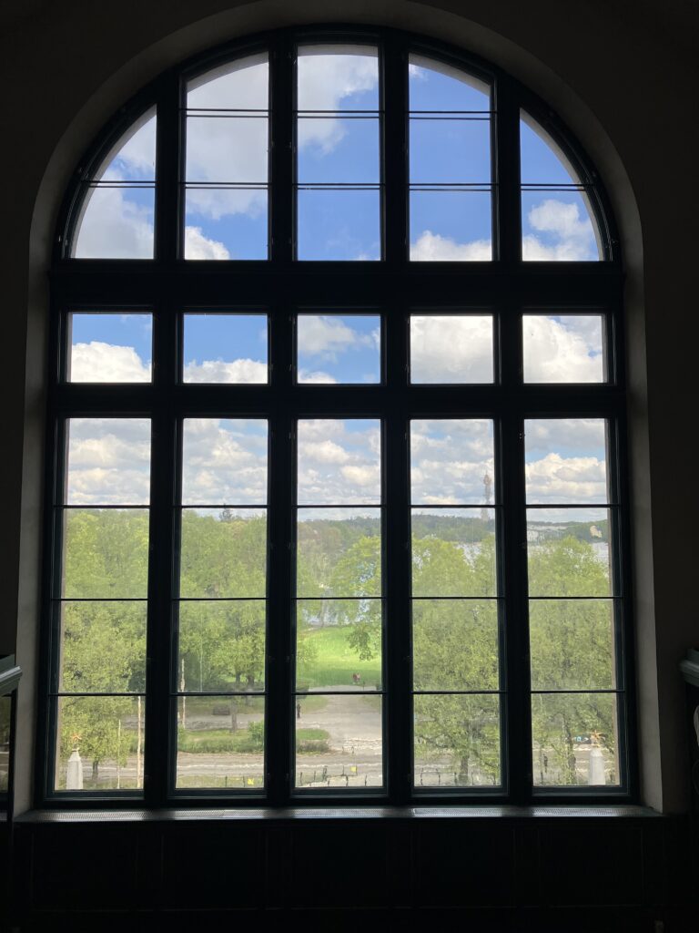 北方民族博物館（Nordiska museet）から見える自然