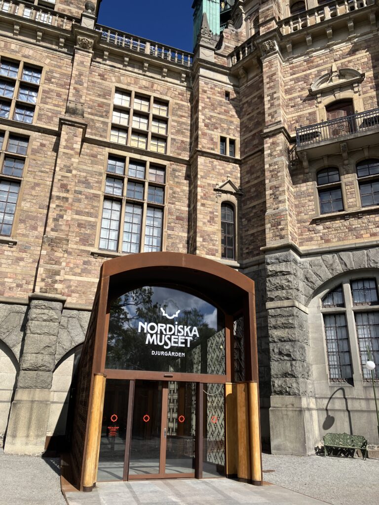 北方民族博物館（Nordiska museet）の入口