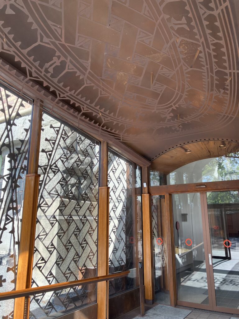 北方民族博物館（Nordiska museet）の地上階のエントランス