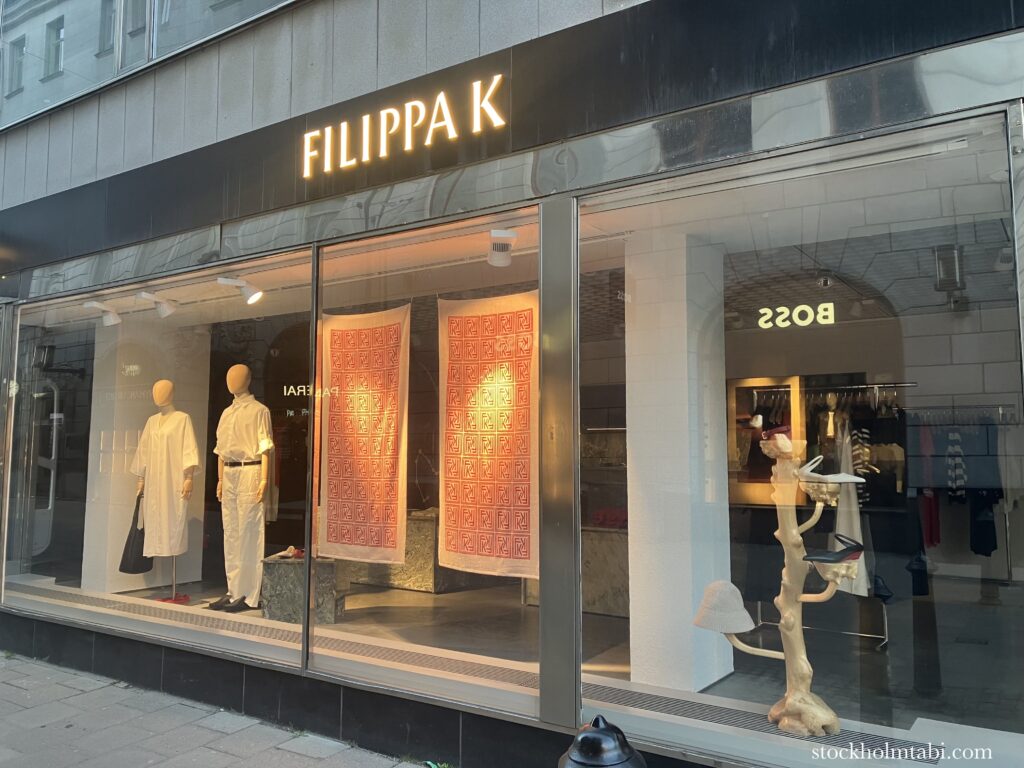 スウェーデンのアパレルブランドFlippa K のお店