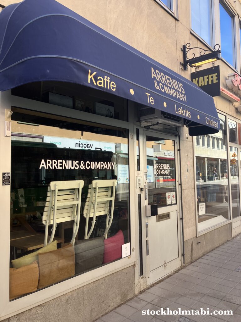 ウプサラのカフェArrenius & Companyの外観