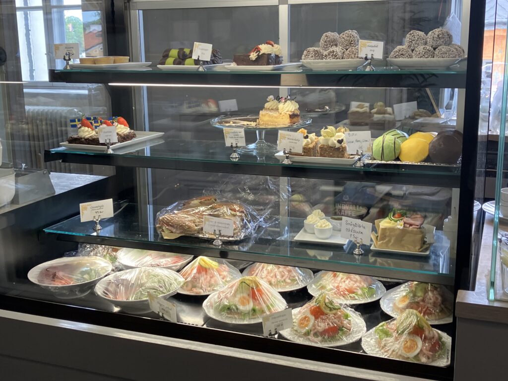 ウプサラのカフェCathedral Café
のショーケース