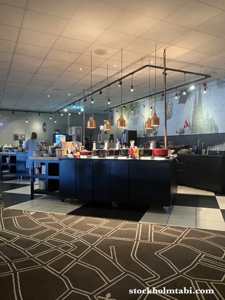 Scandic Uppsala Nordの朝食ブッフェ